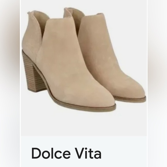 Dolce Vida DV8 Tan Booties Sz 6 - Picture 8 of 8